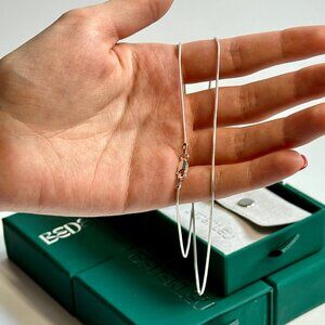 Sterling Silver Snake Chain Necklace, 20′′, Made in Italy